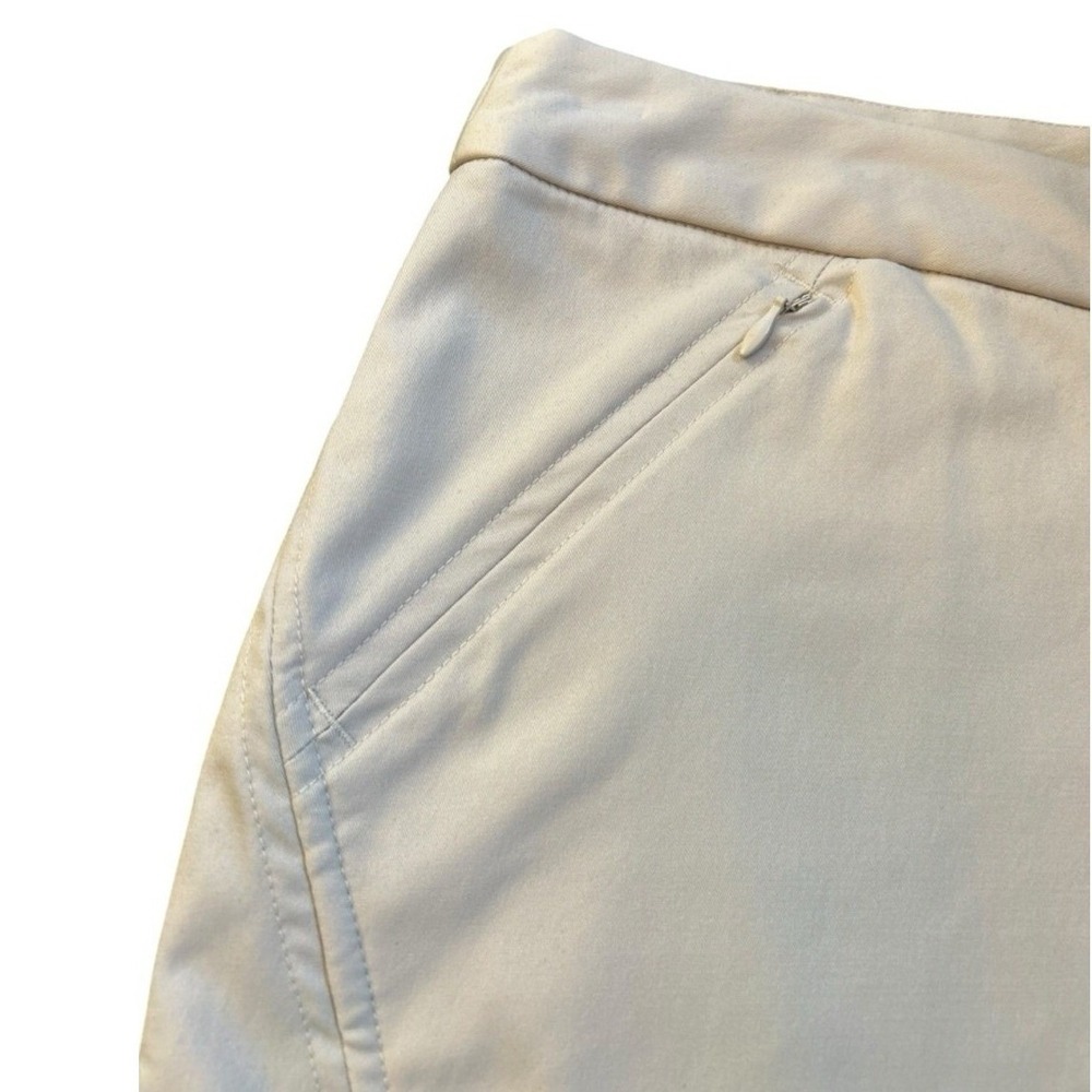 Callaway Pleated Golf Skort 10 Beige Sporty Tennis Pickleball Zip Pockets Preppy - Picture 4 of 11